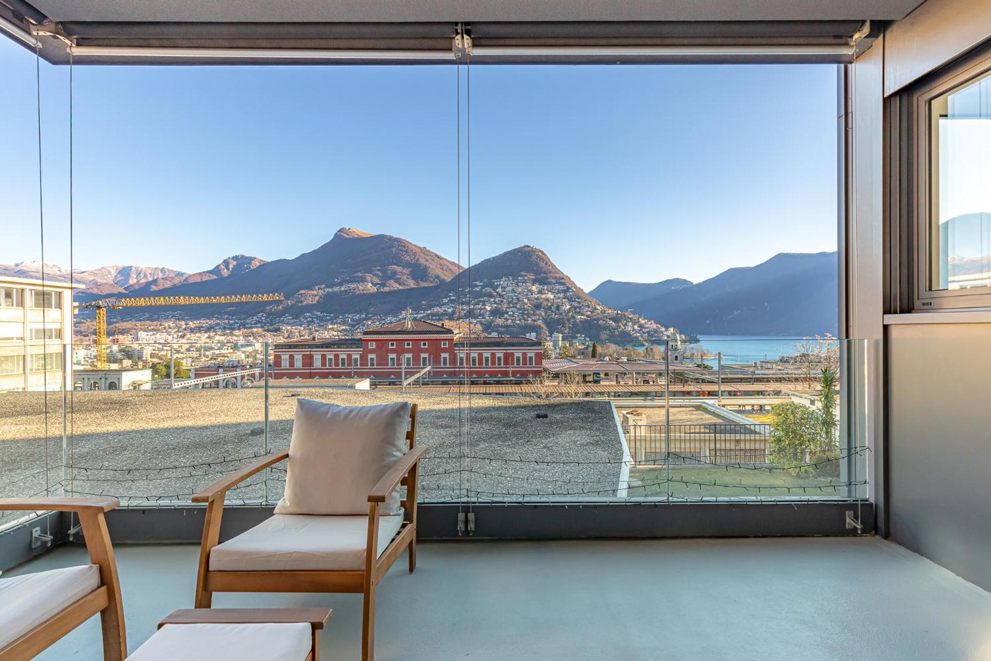 Imperial Of Lugano 3 With A Lake View Behind The Station And 10 Min From The Lake Of Lugano Extérieur photo